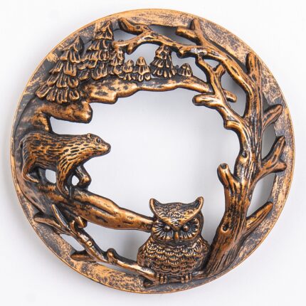Owl in the Wood Candle-Lid – Hauptansicht
