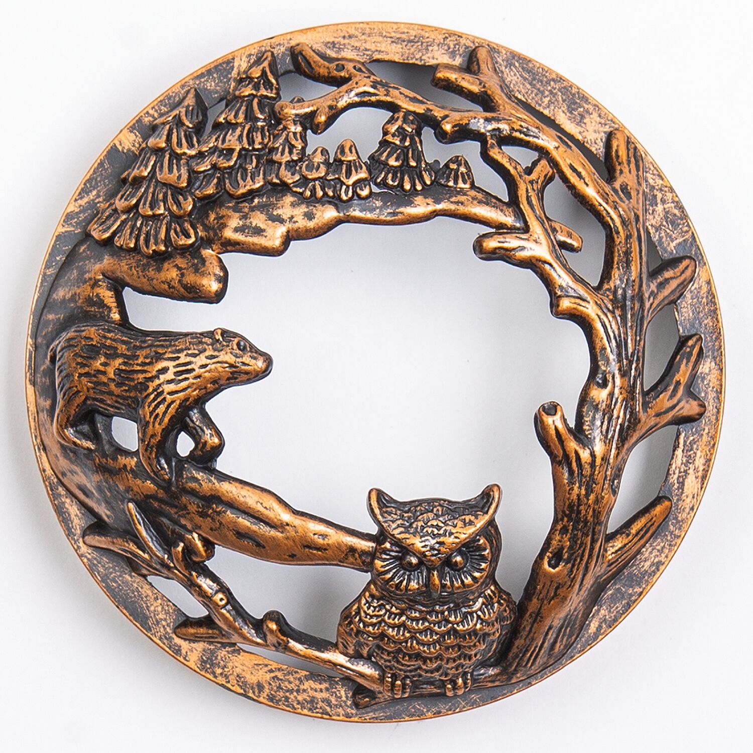 Produktbild Owl in the Wood Candle-Lid – Hauptansicht