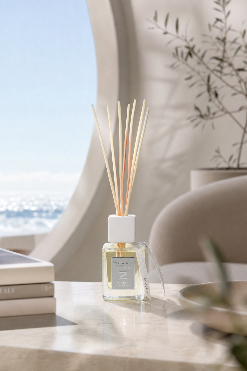 Oxygen - Zona Reed Diffuser 100ml in einer stimmungsvollen Anwendungsszene