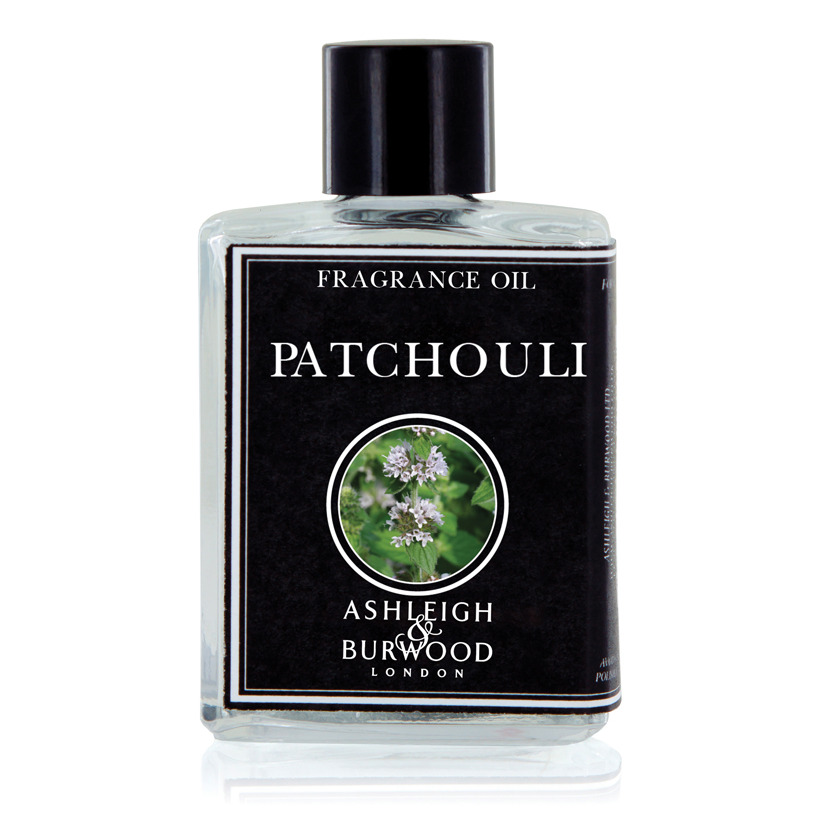 Patchouli Duftöl von Ashleigh & Burwood Flakon mit Patchouli Fragrance Oil von Ashleigh & Burwood