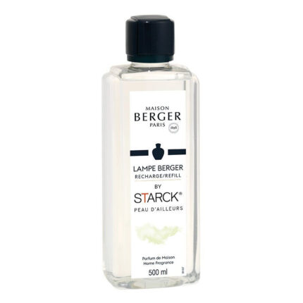 Flasche mit Maison Berger Paris Peau d’Ailleurs Nachfüller und schwarzem Verschluss