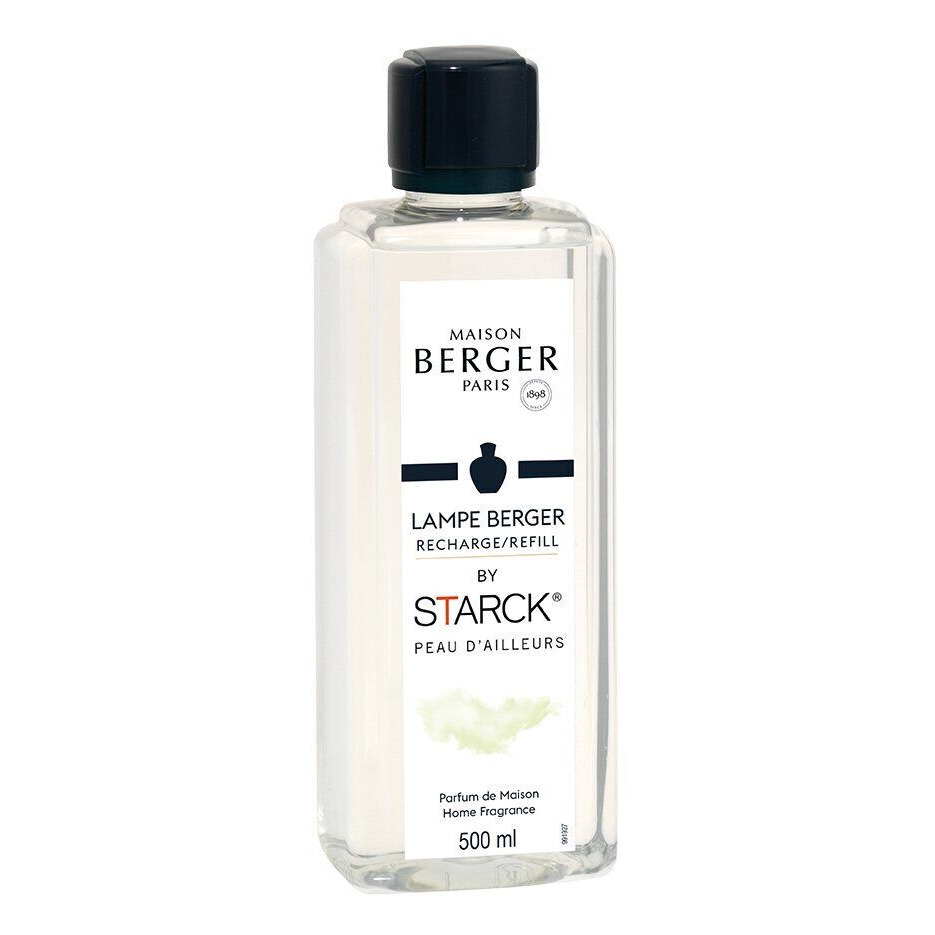 Maison Berger Paris Nachfüller Flasche mit Maison Berger Paris Peau d’Ailleurs Nachfüller und schwarzem Verschluss