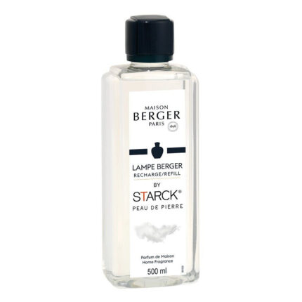 Nahaufnahme des Maison Berger Nachfüllflakons Peau de Pierre mit 500 ml
