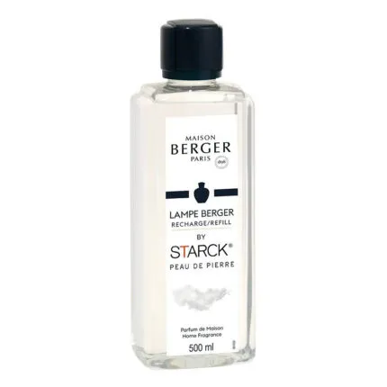 Nahaufnahme des Maison Berger Nachfüllflakons Peau de Pierre mit 500 ml