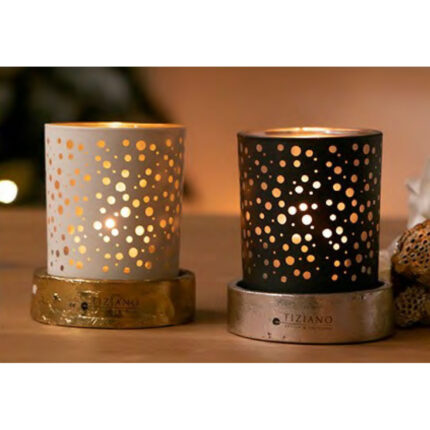 Piazza Basis für Votivglas 8cm gold – Hauptansicht