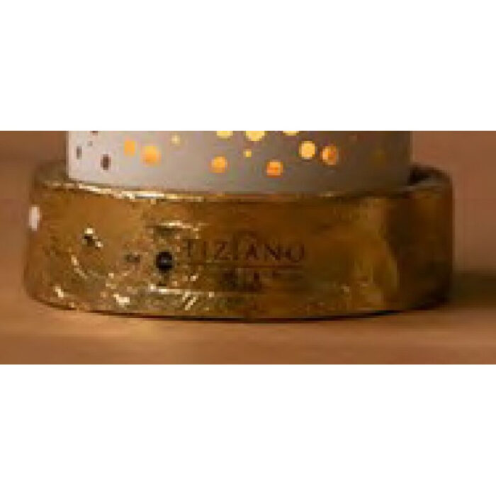 Piazza Basis für Votivglas 8cm gold – Produktansicht