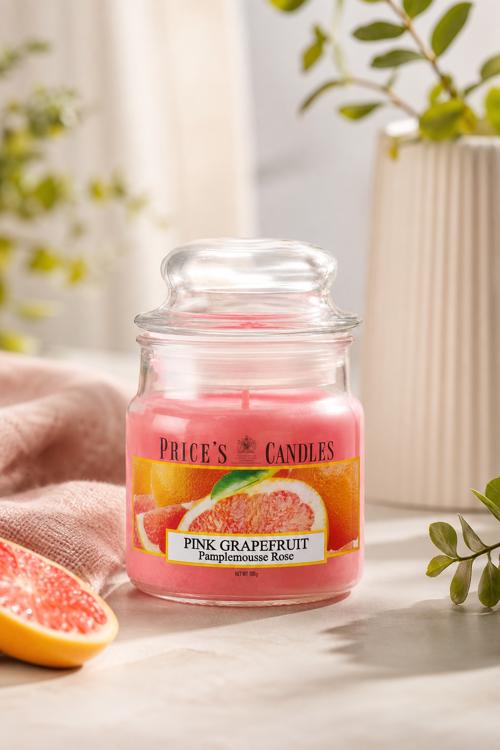 Pink Grapefruit 100g in einer stimmungsvollen Anwendungsszene