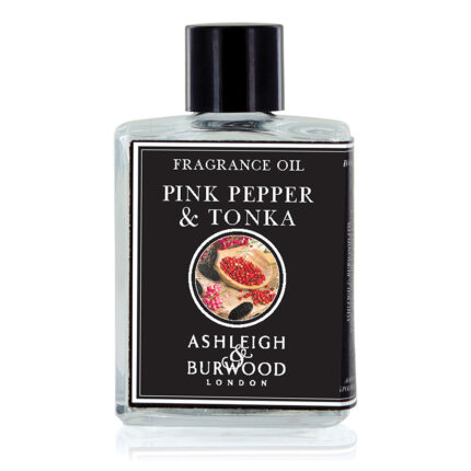 Frontansicht einer Flasche Fragrance Oil Pink Pepper & Tonka