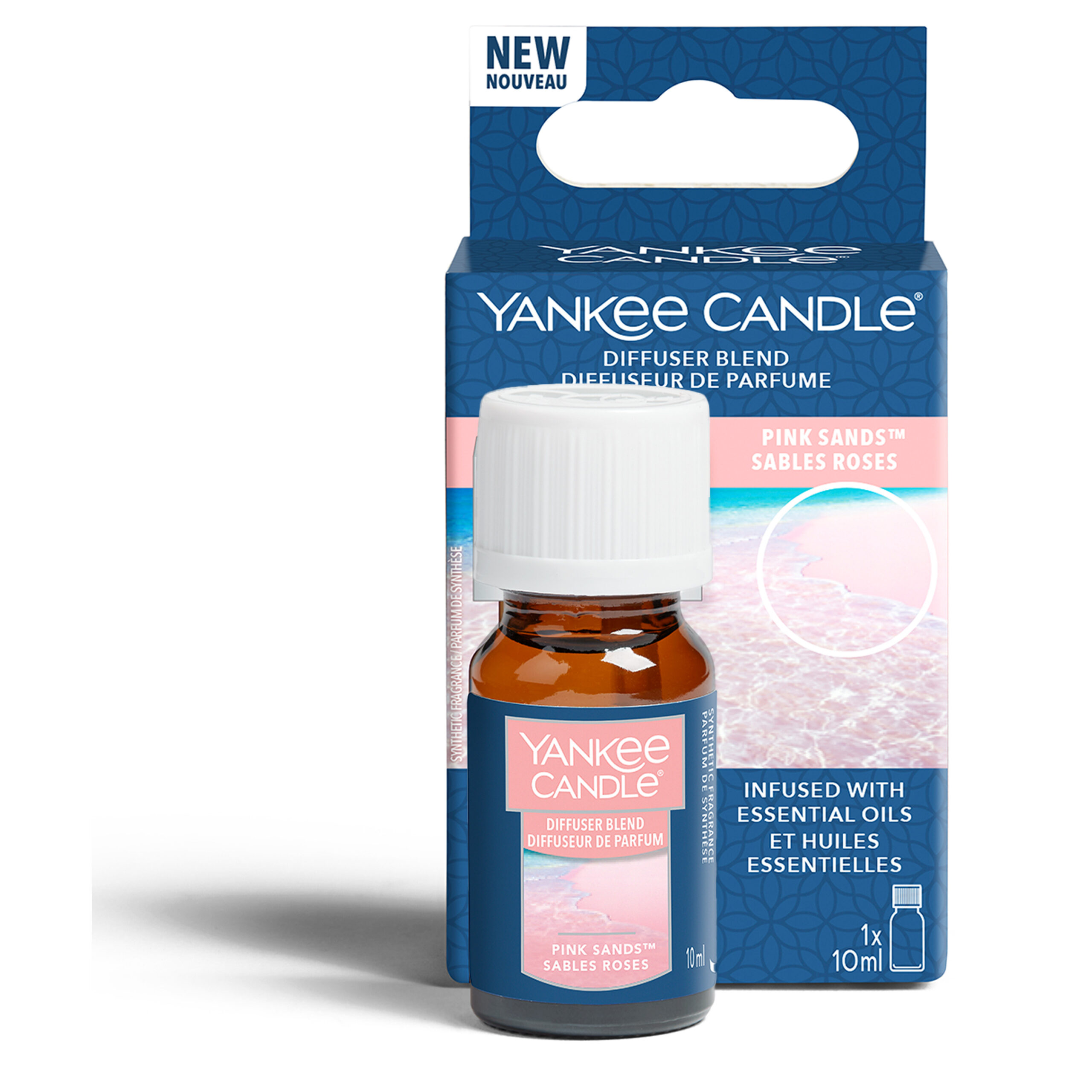 Diffuser, ätherische Öle, Pink Sands, Rosen Duft, 10 ml Pink Sands 10ml Nachfüller für Ultrasonic Diffuser – Hauptansicht