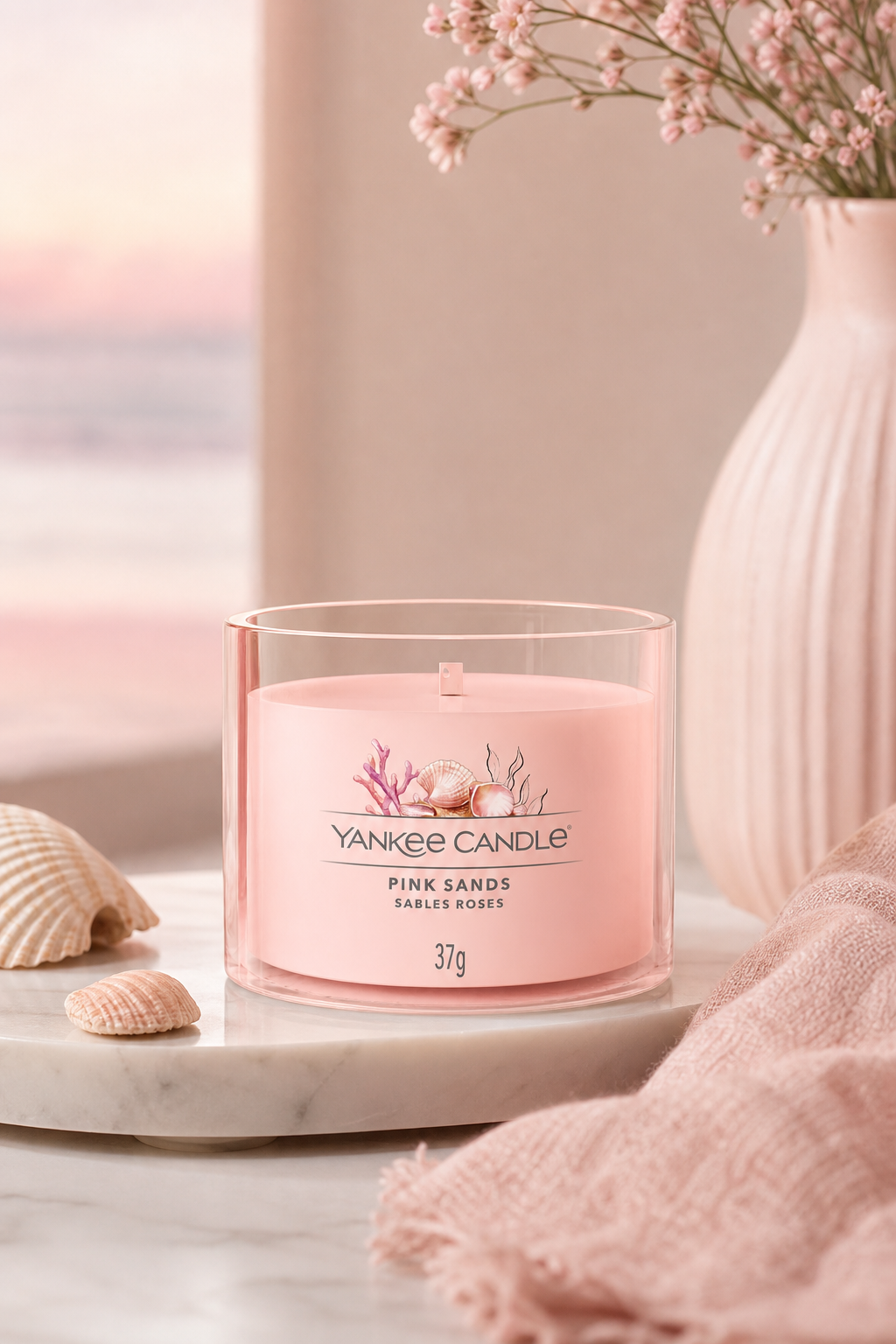 Pink Sands 37g in einer stimmungsvollen Anwendungsszene