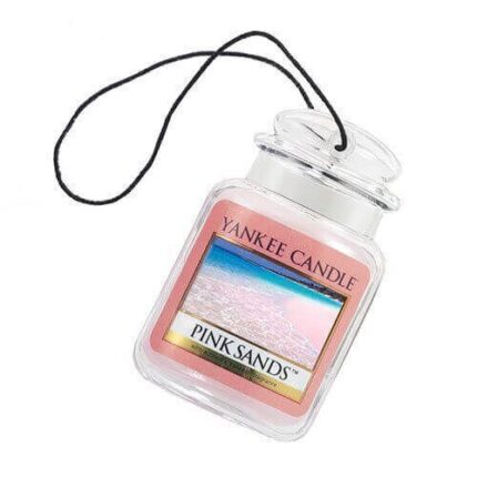 Pink Sands Car Jar Ultimate von Yankee Candle mit schwarzer Aufhängeschnur