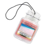 Yankee Candle Pink Sands Car Jar Ultimate mit schwarzer Aufhängeschnur