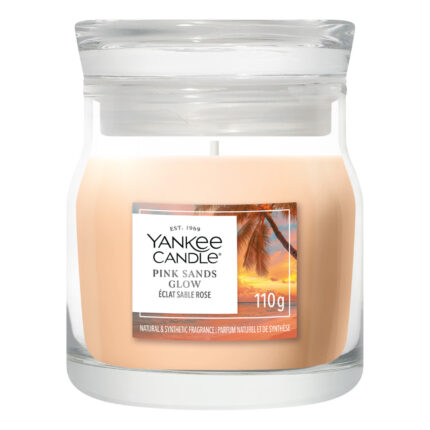 Yankee Candle Pink Sands Glow Duftkerze im Glas mit 110 g