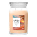 Yankee Candle Pink Sands Glow Duftkerze im Glas mit zwei Dochten