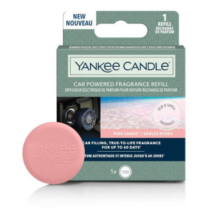 Yankee Candle Pink Sands Nachfüllpack für elektrischen Autoduft mit Duftwachs