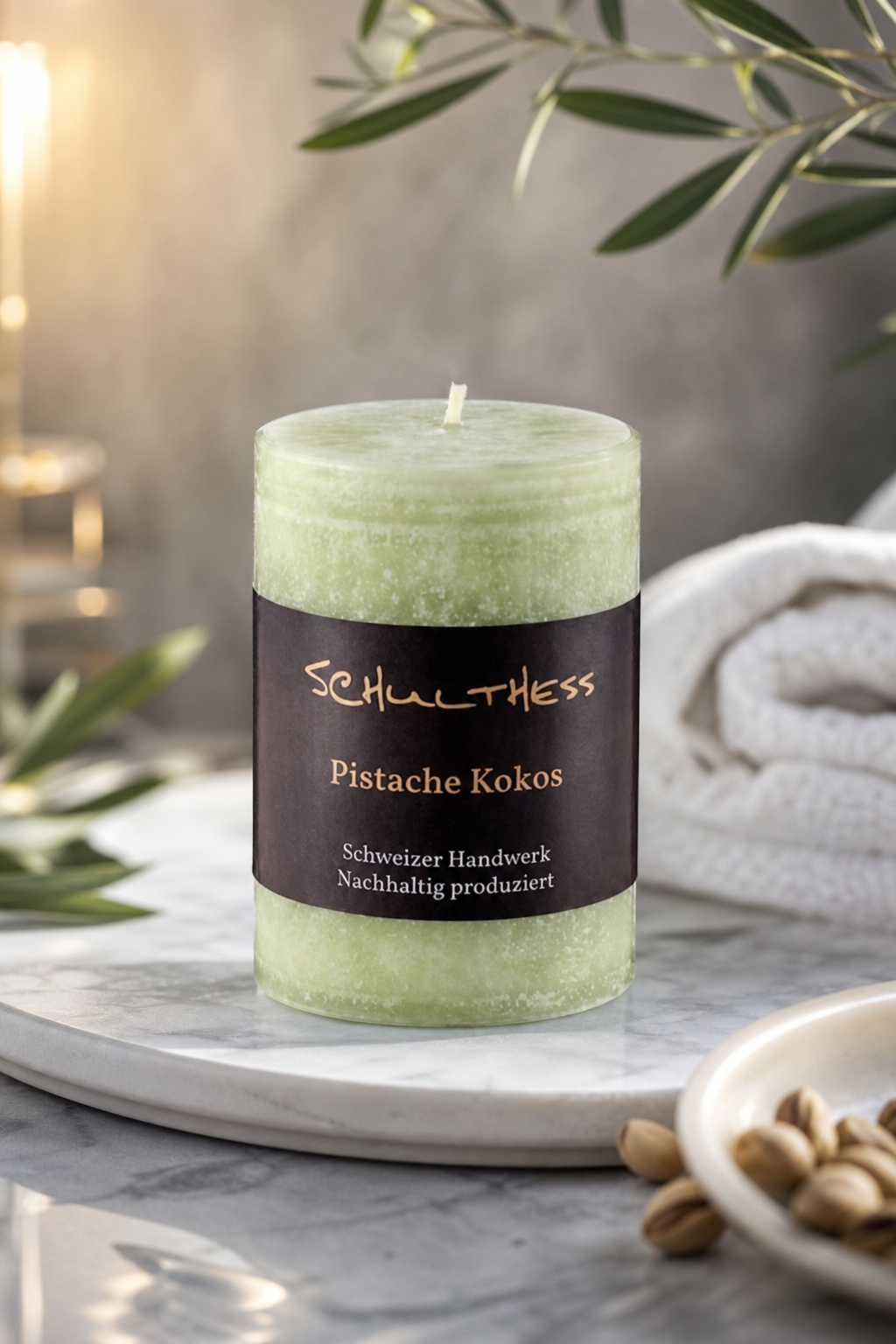 Pistache Kokos 250g in einer stimmungsvollen Anwendungsszene