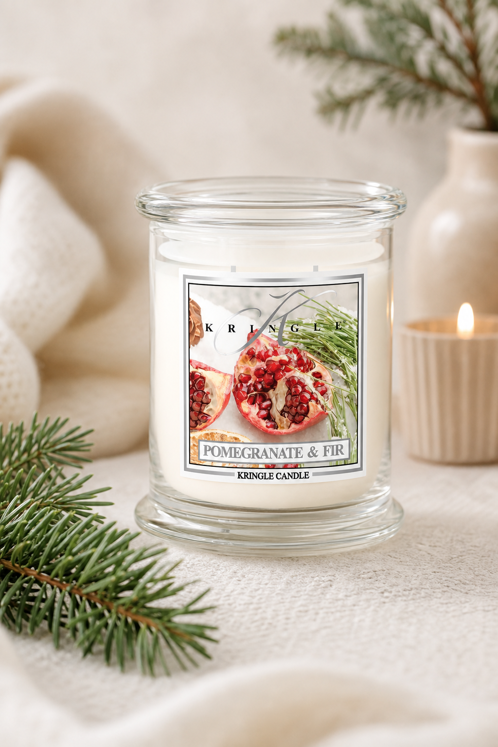 Pomegranate & Fir 411g in einer stimmungsvollen Anwendungsszene