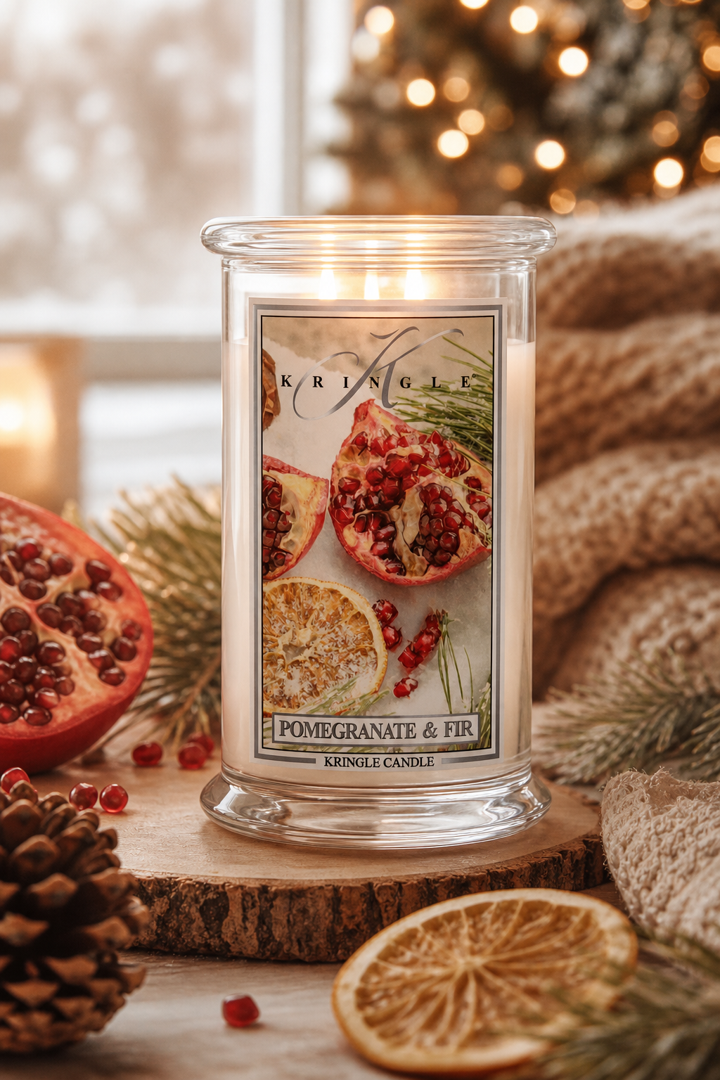 Pomegranate & Fir 623g in einer stimmungsvollen Anwendungsszene