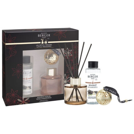 Maison Berger Duftset mit Verpackung, Diffusor, Nachfüllflasche und Dufthänger