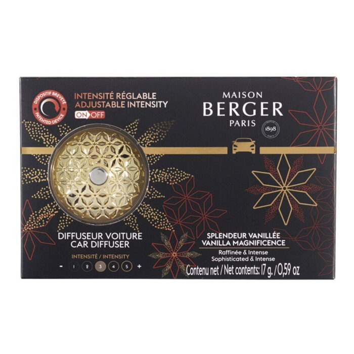 Maison Berger Paris Autoduft-Verpackung mit Aufdruck Splendeur Vanillée