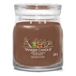 Yankee Candle Praline & Birch Duftkerze im Glas mit zwei Dochten