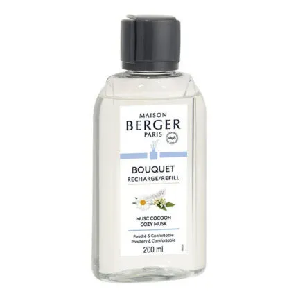 Nachfüllflasche von Maison Berger Paris mit Aufdruck Musc Cocoon und 200 ml