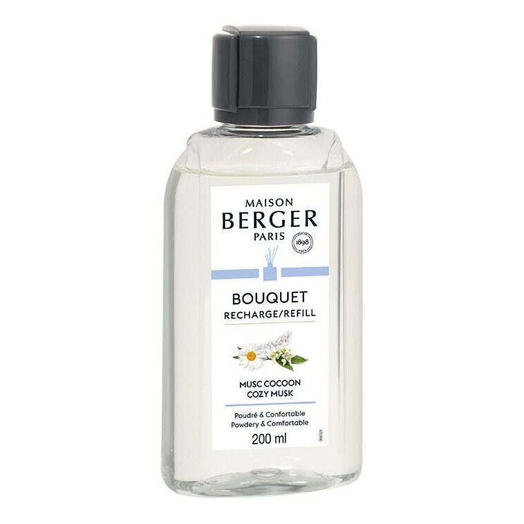 Musc Cocoon Nachfüllflasche Nachfüllflasche von Maison Berger Paris mit Aufdruck Musc Cocoon und 200 ml