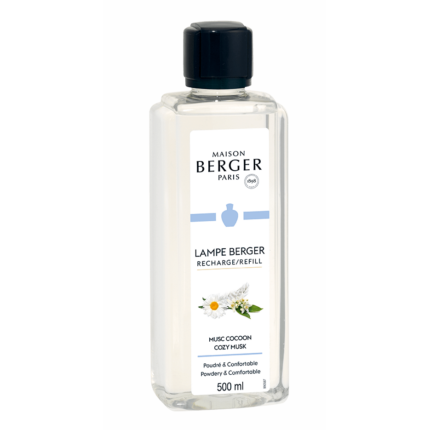 Freigestellter Maison Berger Paris Nachfüller Musc Cocoon mit schwarzem Verschluss