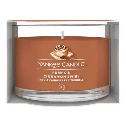 Pumpkin Cinnamon Swirl 37g Glasvotivkerze – Hauptansicht