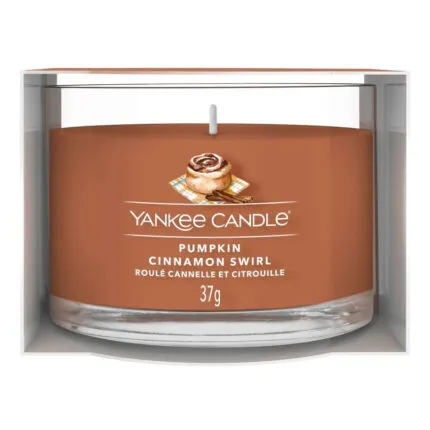 Pumpkin Cinnamon Swirl 37g Glasvotivkerze – Hauptansicht