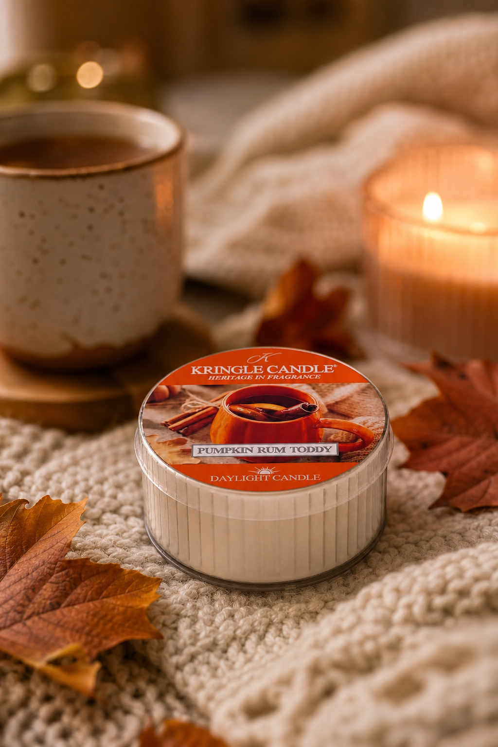 Pumpkin Rum Toddy Daylight 42g in einer stimmungsvollen Anwendungsszene