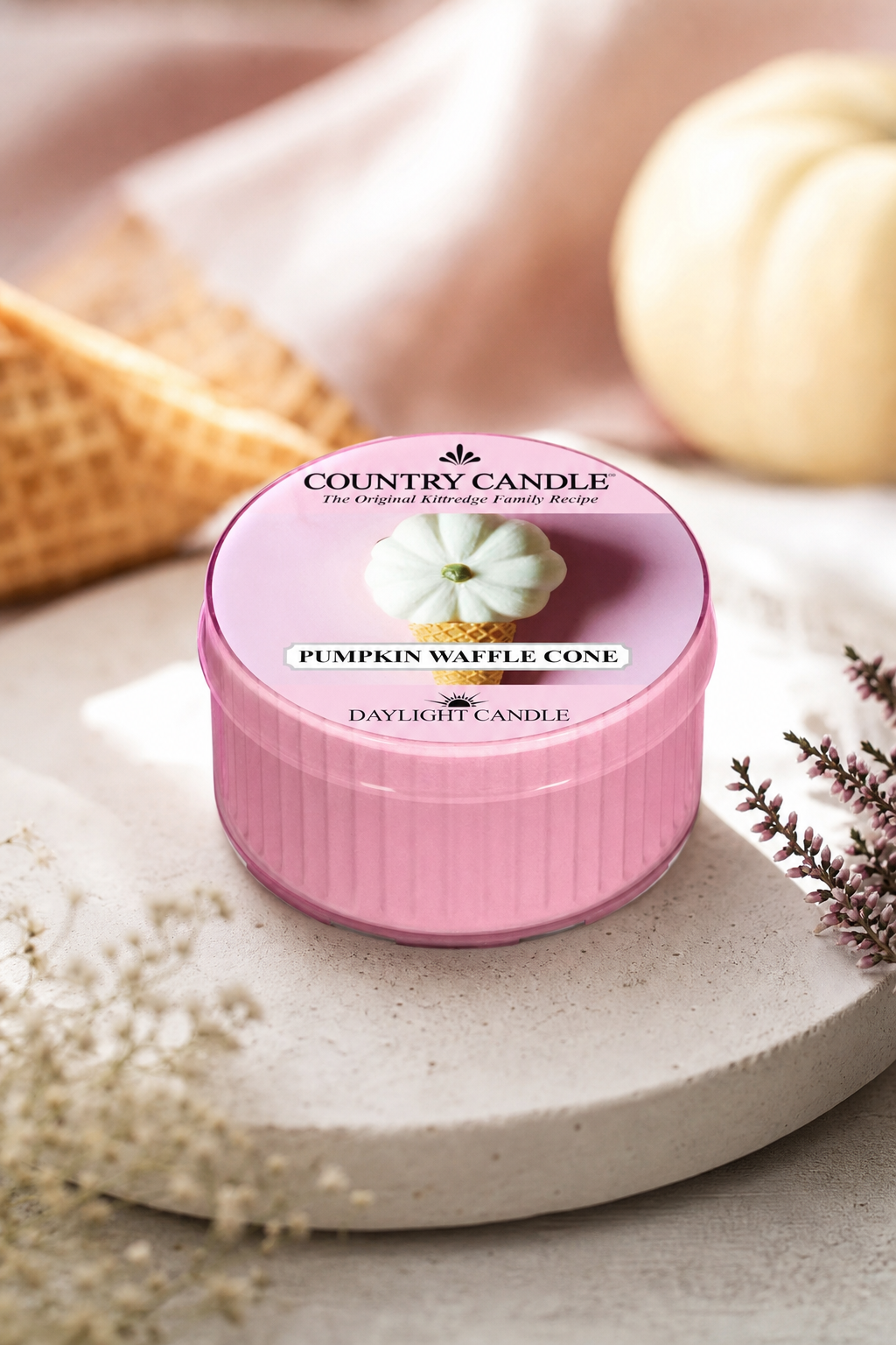 Pumpkin Waffle Cone Daylight 42g in einer stimmungsvollen Anwendungsszene