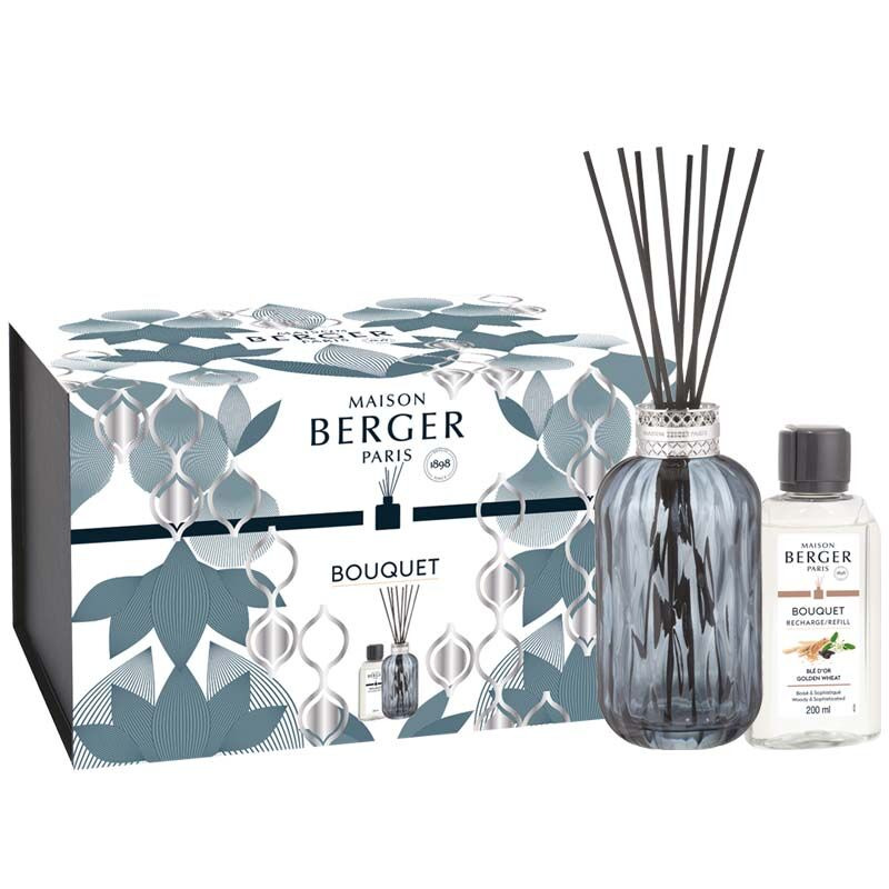 Diffuser-Set mit Nachfüllflasche Maison Berger Paris Diffuser-Set mit Flakon, Duftstäbchen, Nachfüllflasche und Verpackung