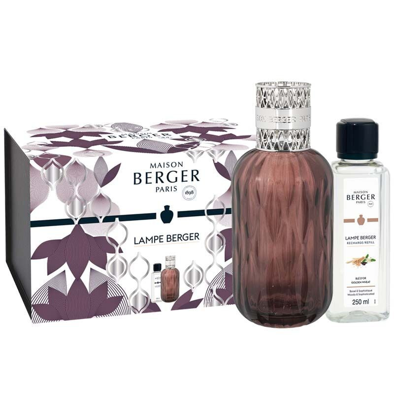 Lampe Berger Set mit Nachfüllung Lampe Berger, Verpackung und 250-ml-Nachfüllflasche von Maison Berger Paris