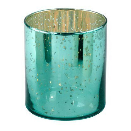 Rapsody Windlicht 9cm neon aqua – Hauptansicht