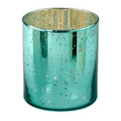 Rapsody Windlicht 9cm neon aqua – Hauptansicht