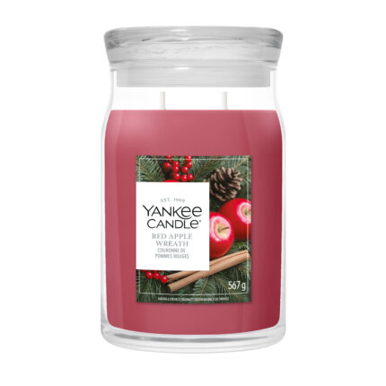 Red Apple Wreath Signature Jar 567g 2-Docht – Produktansicht