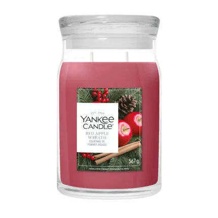 Red Apple Wreath Signature Jar 567g 2-Docht – Produktansicht