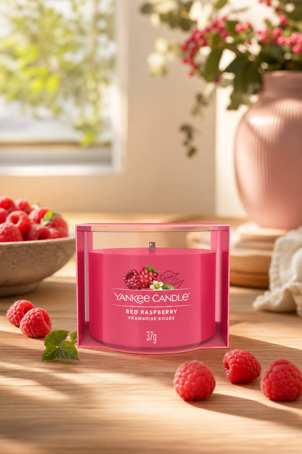 Red Raspberry 37g in einer stimmungsvollen Anwendungsszene