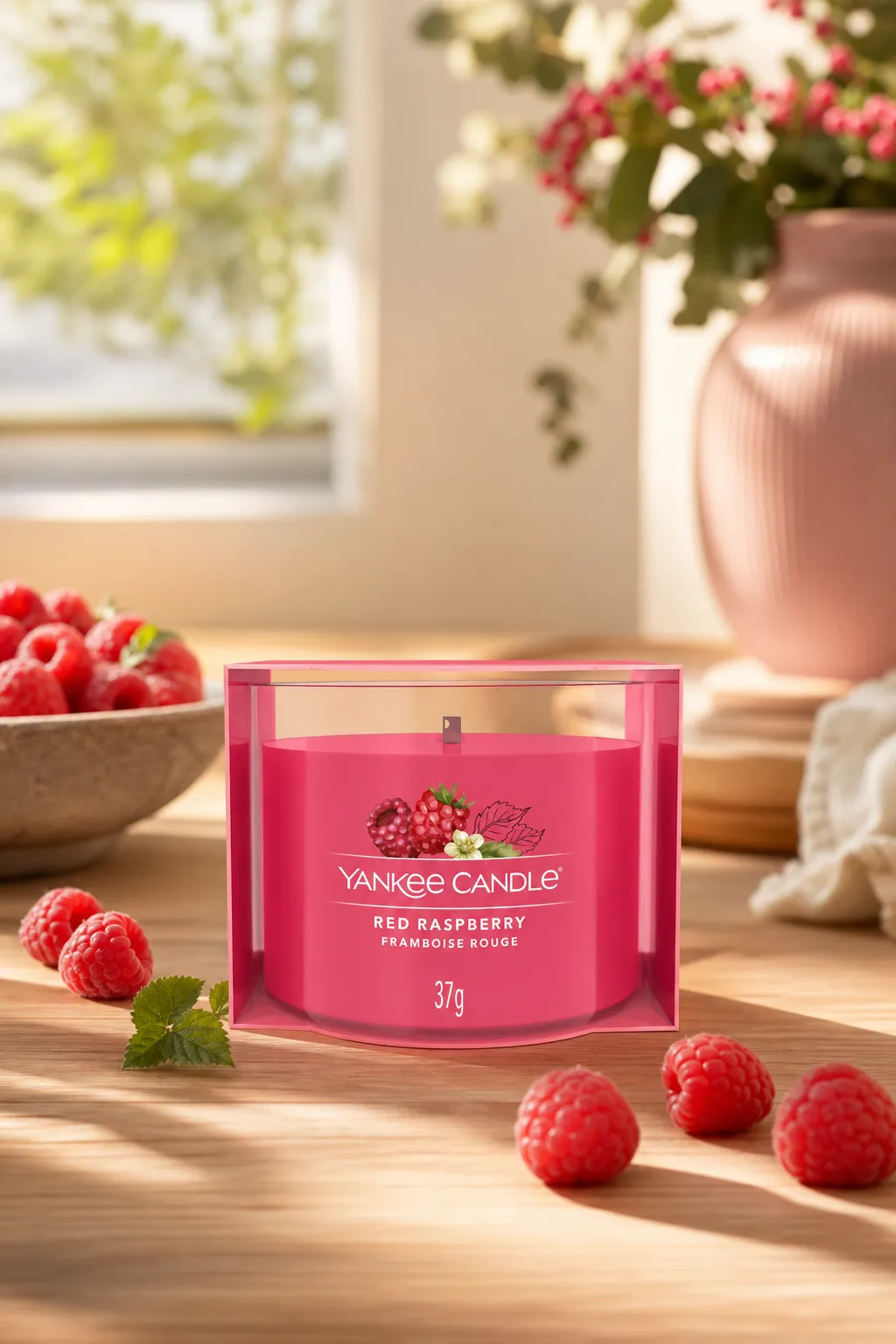 Red Raspberry 37g in einer stimmungsvollen Anwendungsszene