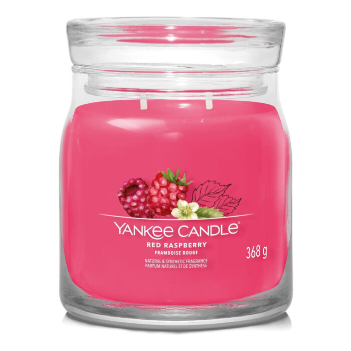 Red Raspberry Signature Glas 368g 2-Docht – Produktansicht