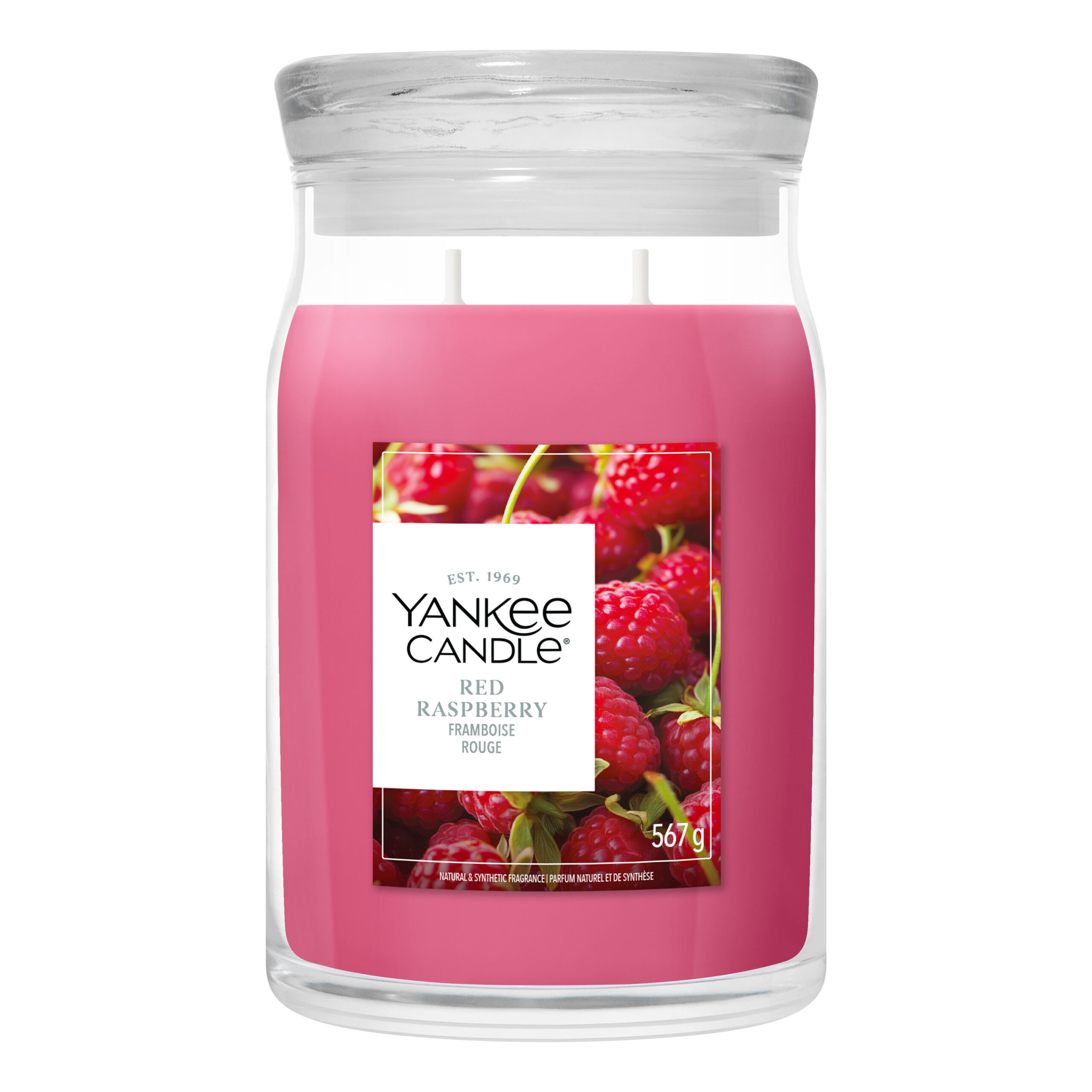 Produktbild Red Raspberry Signature Jar 567g 2-Docht – Hauptansicht