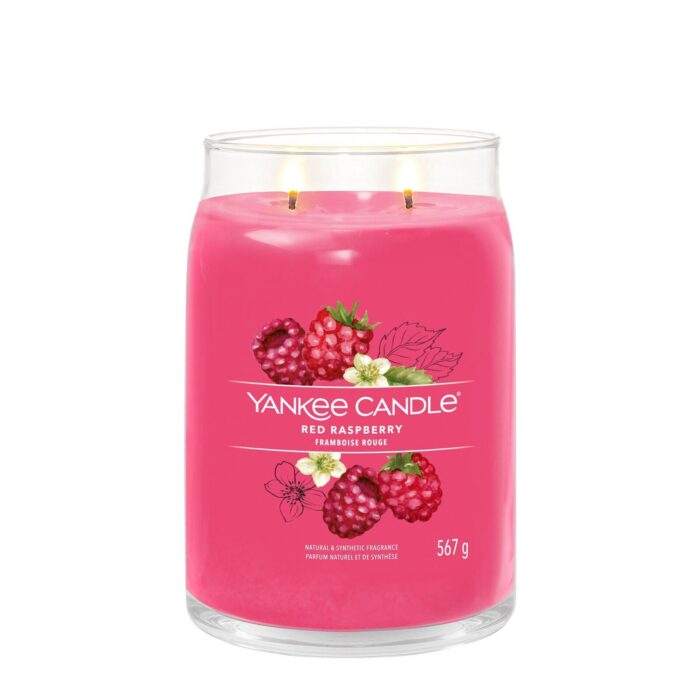 Red Raspberry Signature Jar 567g 2-Docht – Produktansicht