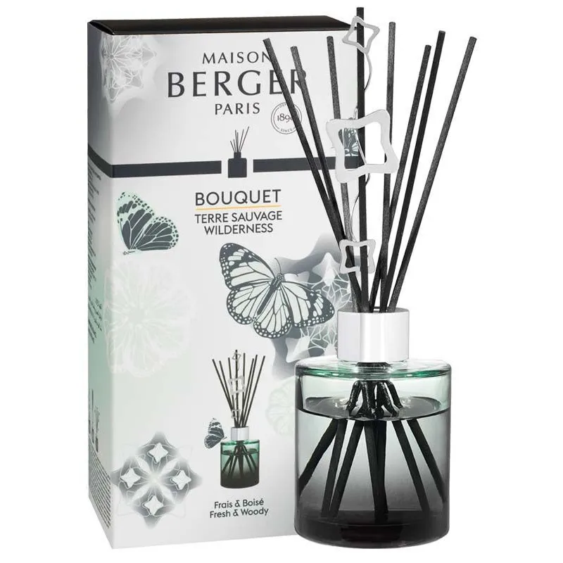 Diffuser mit Verpackung Raumduft-Diffuser mit Duftstäbchen neben der Verpackung