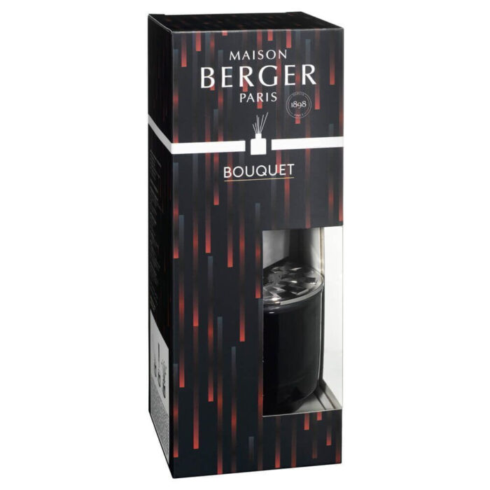 Maison-Berger-Paris-Verpackung mit sichtbarem schwarzem Bouquet-Diffuser