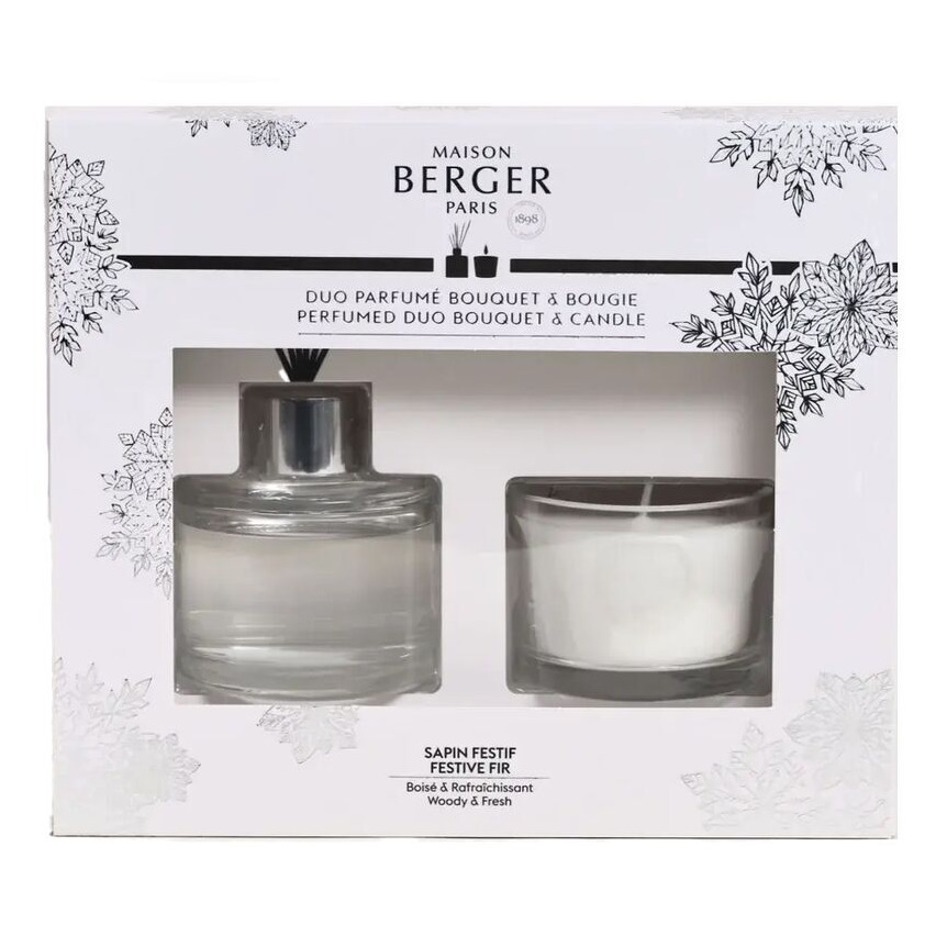 Verpacktes Duftset von Maison Berger Maison Berger Verpackung mit Diffuser und Duftkerze