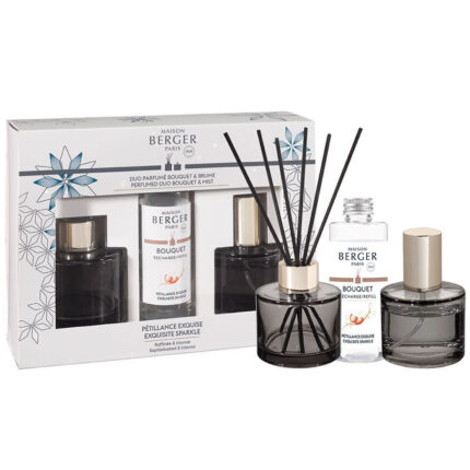 Maison Berger Duftduo mit Diffuser, Raumspray und Nachfüllflasche
