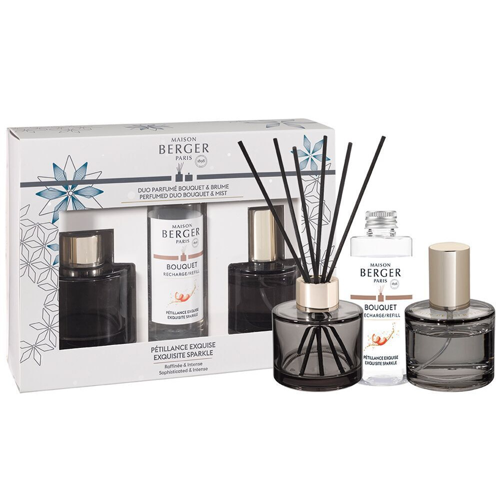 Duftduo mit Nachfüllflasche Maison Berger Duftduo mit Diffuser, Raumspray und Nachfüllflasche