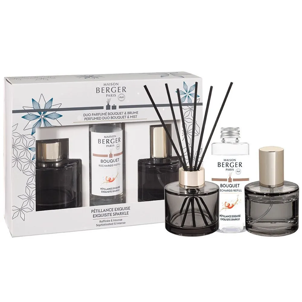 Duftduo mit Nachfüllflasche Maison Berger Duftduo mit Diffuser, Raumspray und Nachfüllflasche
