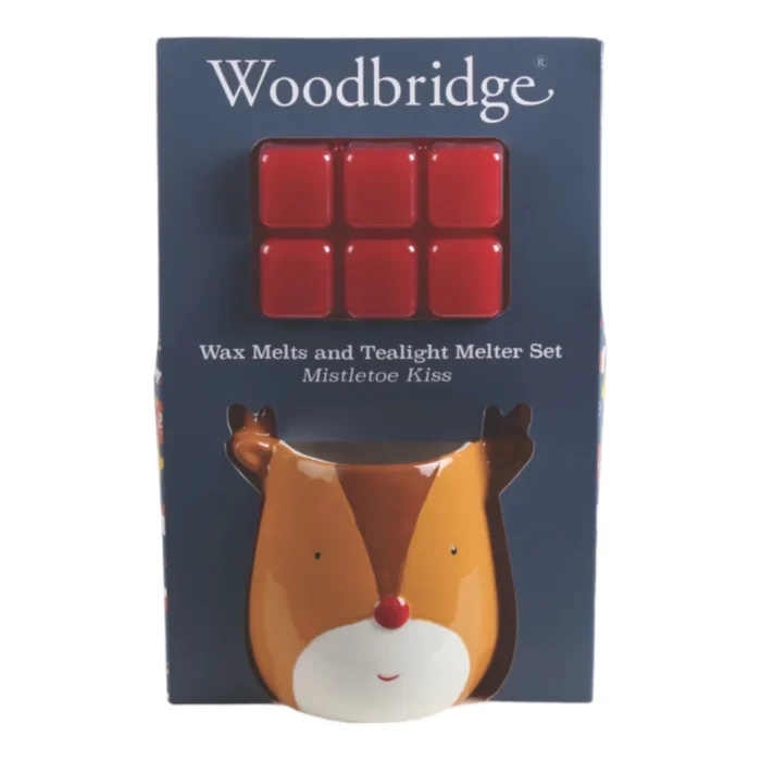 Reindeer Duftlampe, 9 cm, Braun/Rot – Produktansicht
